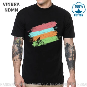Vaivorykštė, Dviračiu Dieną marškinėliai vyrams Kalnų Kelionių Bicyclette T-shirt BMX Dviračių marškinėlius MTB Dviračių Varžybos tee shirt COOL MTB dviračių Džersis