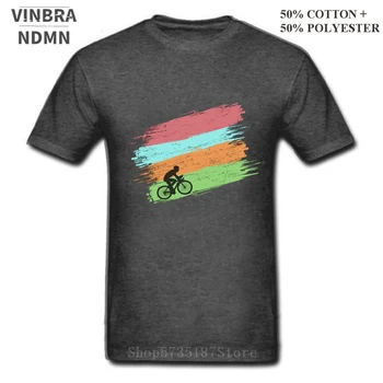 Vaivorykštė, Dviračiu Dieną marškinėliai vyrams Kalnų Kelionių Bicyclette T-shirt BMX Dviračių marškinėlius MTB Dviračių Varžybos tee shirt COOL MTB dviračių Džersis