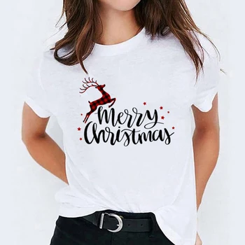 Moterų Mielas Atostogų Kepti Slapukus, Laimingų Naujųjų Metų Linksmų Kalėdų Moteriški Marškinėliai Tee Tees Spausdinti Grafinis Moterų Marškinėliai T-shirts