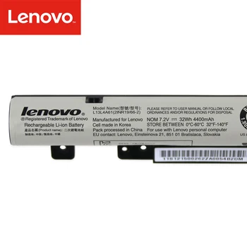 Originalus Naujas Pakeitimo Nešiojamas Baterija Lenovo IdeaPad Flex2 14 15 M50-70 L13S4A61 L13L4E61 L13L4A61