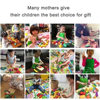 24Pcs Supjaustyti Vaisiai ir Daržovės, Maisto Montessori Žaislai Žaidimas Modeliavimas Virtuvės Serijos Žaislų Ankstyvojo Ugdymo Dovana Žaisti žaislų namai
