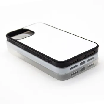 10vnt/daug Sublimacijos Tuščią telefoną padengti guma TPU case for iphone 7 8 XS XS MAX XR 11 12 PRO MAX7plus su Aliuminio įdėklais