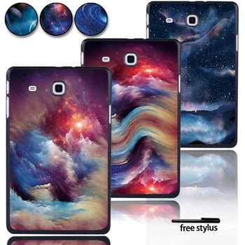 Anti-patekti Sunku, Shell Tablet Apsaugos Case for Samsung Galaxy Tab E T560 T561 9.6 Colių su Įvairių Kosmoso Modelį ir Colorss