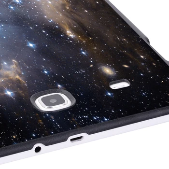 Anti-patekti Sunku, Shell Tablet Apsaugos Case for Samsung Galaxy Tab E T560 T561 9.6 Colių su Įvairių Kosmoso Modelį ir Colorss