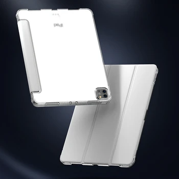 Slim Case for iPad Pro 11 12.9 2020 m 2 4 Kartos Atveju Magnetinio Trifold Padengti iPad 10.2 Oro 10.5 2019 Mini 2345 Funda