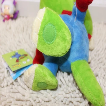 28cm Green Dragon Dinozaurų Crong Pliušinis Žaislas, Minkšti Kimštiniai Gyvūnų Žaislas, Lėlė