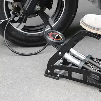 Transporto priemonėje įrengtos pripūtimo pedalo nešiojamas aukšto slėgio siurblys automobilių padangų koja žingsnis vieną dual cilindrų automobilio siurblio 200PSI